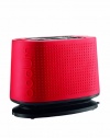 Bodum Bistro 2-Slice Pop-Up Toaster with Cool Touch Exterior, Red