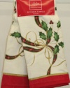 Lenox Holiday Nouveau Design Kitchen Towel Set