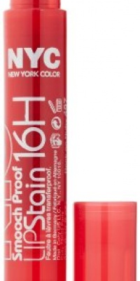 New York Color Smooch Proof Lip Stain, Rock On Ruby, 0.1 Fluid Ounce