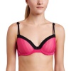 Betsey Johnson Women's Zipper Stripe Demi Bra Bra