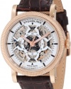 Stuhrling Original Men's 150A2.334K3 Symphony Soprano Automatic Skeleton Multi- Function Brown Watch