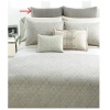 Vera Wang Love Knots Pleated Euro Sham Muted Taupes