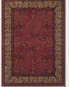 Couristan 7692/1728 Kashimar Tree of Life Area Rugs, 2-Feet 2-Inch by 4-Feet 9-Inch, Bordeaux