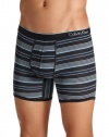 Calvin Klein Men's Ck One Micro Boxer Brief, Armstrong Stripe, Large