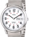 Timex Men's T20461 Easy Reader Silver-Tone Expansion Band Watch