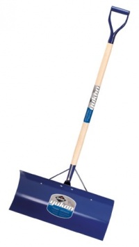 Garant YSP24DU Yukon 24-Inch Steel Blade Snow Pusher Varnished Ash Handle, Blue