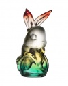 Kosta Boda My Wide Life Rabbit Sculpture, Green/Yellow