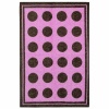 Townhouse Rugs Polka Dot Border Pink Rug, 40-Inch by 60-Inch