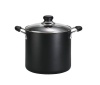 T-fal A9227984 Specialty Nonstick 8-Quart Stockpot Dishwasher Safe Stock Pot Cookware, Black