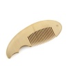 Crystalmood Boutique Carved Seamless Boxwood Pocket Fish Hair Comb