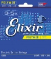 Elixir Strings Electric Guitar Strings, 6 String,  Light POLYWEB Coating