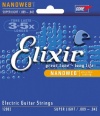 Elixir Strings Electric Guitar Strings, 6-String, Super Light NANOWEB Coating