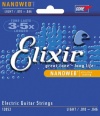 Elixir Strings Electric Guitar Strings, 6-String,  Light NANOWEB Coating