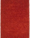 Surya TAZ-1005 Taz Plush Area Rug, 5 by 8-Feet, Orange Red