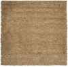 Surya QUI-1001 Square Solid Casual Area Rug, 8-Feet, Natural