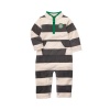 Carter's Baby Boys Jumpsuit (18 Months, Dark Grey Stripe)