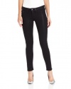 True Religion Women's Halle High Rise Coated Super Skinny Jean in Black