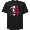 NBA Majestic Jeremy Lin Houston Rockets Logo Man T-Shirt - Black