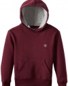 Champion Boys 8-20 Authentic Fleece Pullover Hoodie, Maroon, Medium