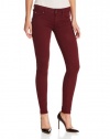 Hudson Women's Midrise Collin Skinny Jean in Crimson