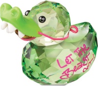 Swarovski Crystal Figurine #1143324, Happy Duck - Crocodile Duck