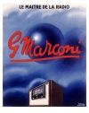 Marconi Tube Radio Set 32x44 Fine Art Print on Canvas