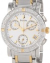 Bulova Women's 98R98 Stainless Steel and Diamond Two-Tone Watch