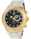 Invicta Men's 1528 Subaqua Sport Chronograph Black Dial Stainless Steel Watch