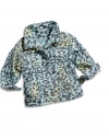 GUESS Kids Girls baby girl leopard-print jean jacket (12-24m), PRINT (24M)