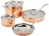 Cuisinart CTP-7AM Copper Tri-Ply Stainless Steel 7-Piece Cookware Set