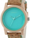 Sprout Unisex ST/5516GNCK Green Dial Cork Strap Eco-Friendly Watch