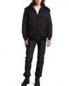 Burnside Men's Comedown Vest With Fleece Sleeves