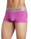 Calvin Klein Men's Steel Micro Low Rise Trunk, Morning Orchid, Large