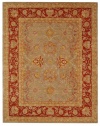 Safavieh Anatolia Collection AN529A Handmade Grey and Red Hand-spun Wool Area Rug, 8-Feet by 10-Feet