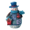 Enesco Jim Shore Heartwood Creek Pint Sized Snowman with Birdhouse Figurine, 5-Inch