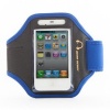 Gear Beast Apple iPhone 4 / 4S / Galaxy S3 Mini Premium Nylon/Neoprene Sports Armband (Blue)