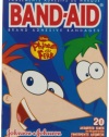 Band-Aid Disney Phineas and Ferb, Assorted, 20 Count