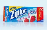 Ziploc Storage Bag, Quart Value Pack-50 ct