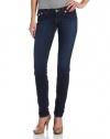 True Religion Women's Julie Skinny Jean with Back Flap In Lonestar Wash, Lonestar, 28