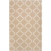 Surya FAL1023 Fallon Designer Flat Weave Hand Woven 100% Wool Beige Rug (5-Feet x 8-Feet )