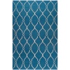 Surya FAL1011 Fallon Designer Flat Weave Hand Woven 100% Wool Dark Blue Rug (8-Feet x 11-Feet )