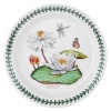 Portmeirion Exotic Botanic Garden Salad Plate with White Water Lily Motif, Set of 6