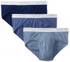 Calvin Klein Men's Classic 3 Pack Low Rise Brief, Blue Depths, 32