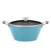 Dansk Mario Batali Light Cookware Round Casserole 3 Quart Turquoise