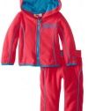 Puma - Kids Baby-Boys Infant Polar Fleece with Contrast Piping, Pink Icon, 12 Months