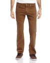 AG Adriano Goldschmied Men's The Matchbox Slim Straight Leg Jean, Sulfur Dark Wheat, 31