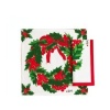 Vera Table Linens, Set of 4 Wreath Napkins