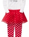 Carter's Girls' 3-Pc L/S Holiday Dress Up Set - Santa Loves Me - 5