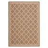 Safavieh CY6918-242 Courtyard Collection Indoor/Outdoor Area Rug, 2-Feet by 3-Feet 7-Inch, Brown and Bone