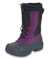 The North Face Alpenglow II Insulated Boot (Toddler/Little Kid/Big Kid),Premiere Purple/Black,5 M US Big Kid